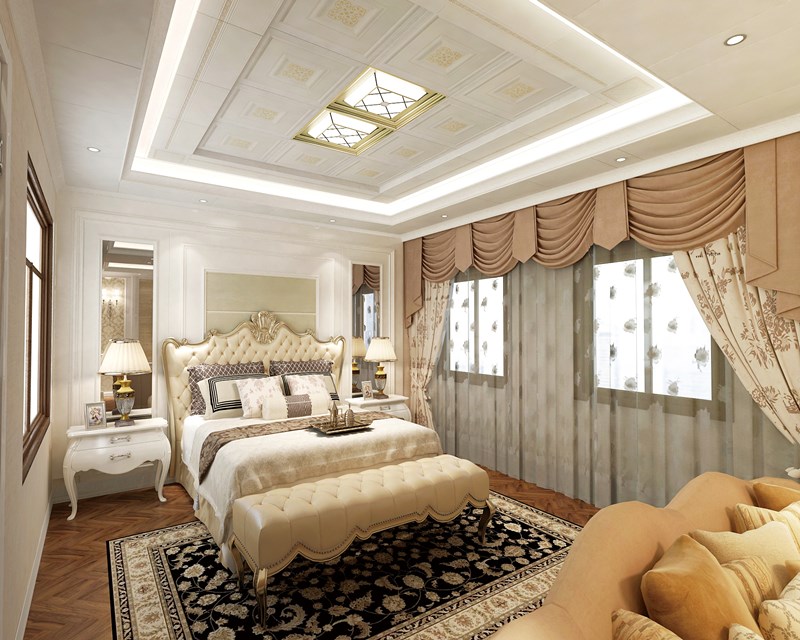 德莱宝全屋定制吊顶︱在什么样的卧室，才值得把最真实的自己交给Ta ？