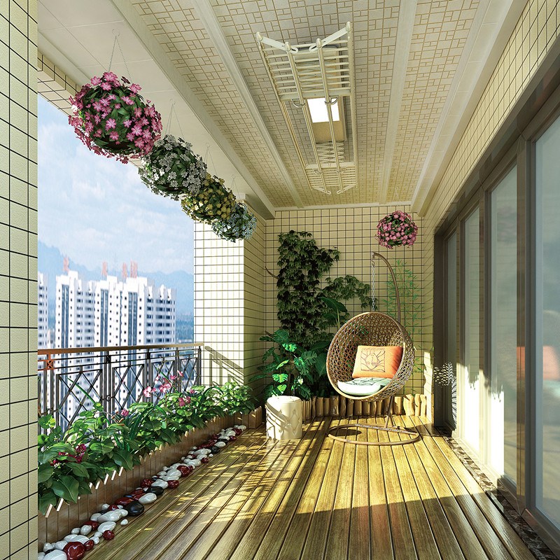 德莱宝｜这里的阳台吊顶，很撩人！